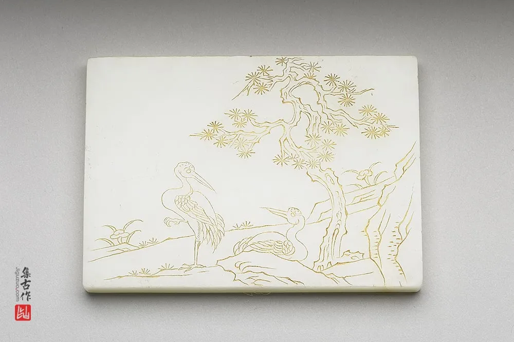 清代“玉插屏”玉器-(1)