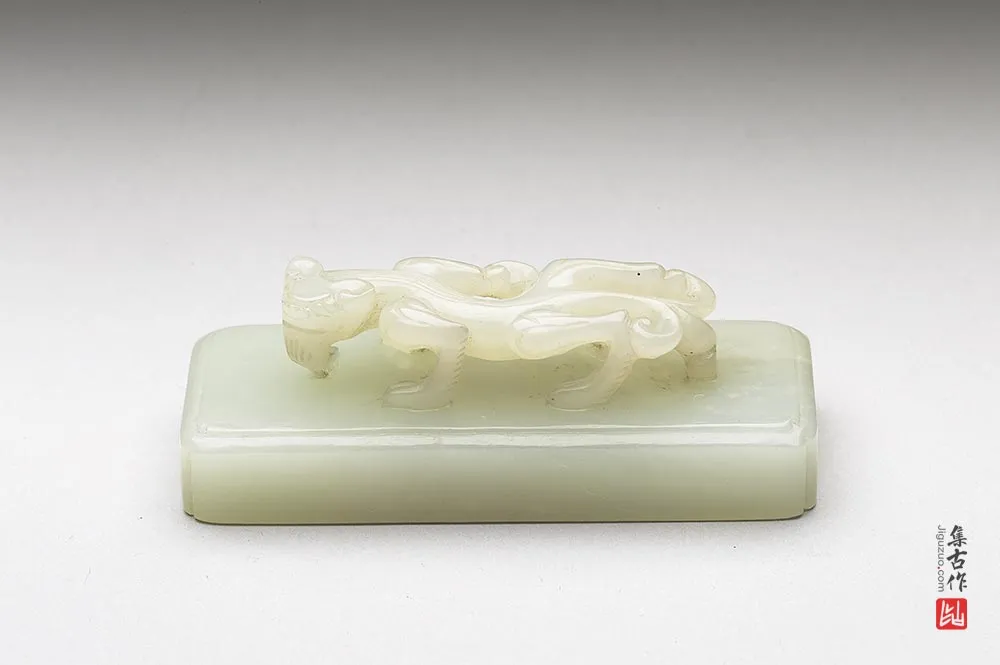 清代“玉压尺”玉器-(2)