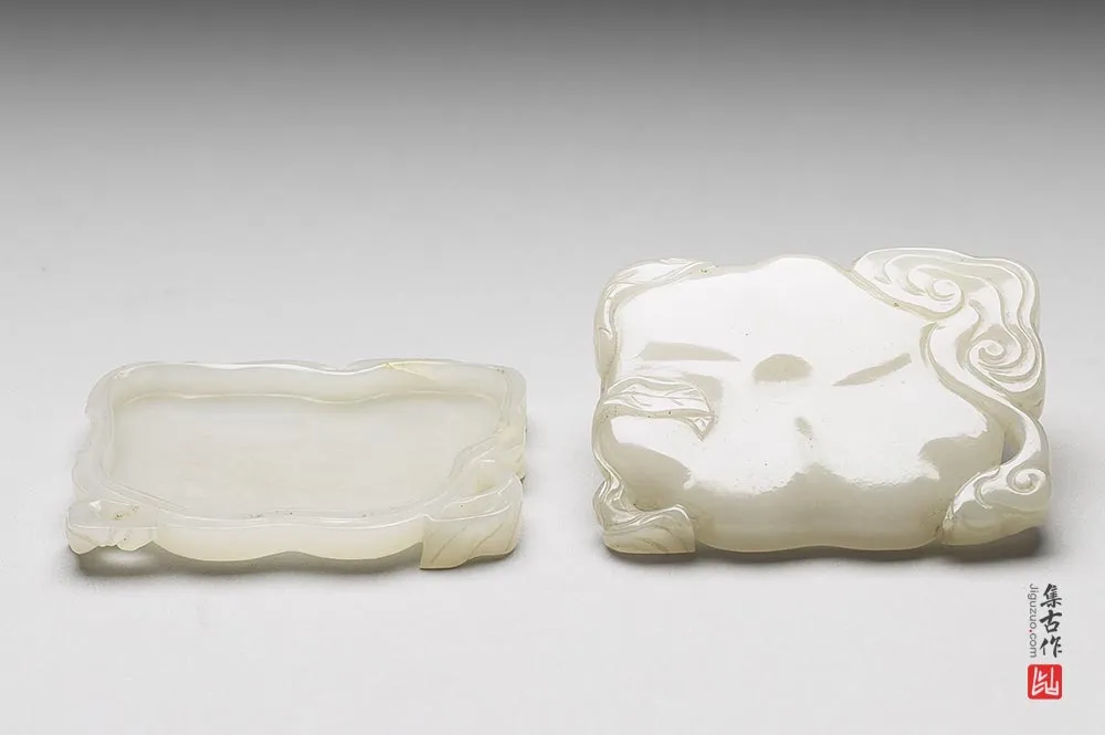 清代“玉柿形盒”玉器-(2)