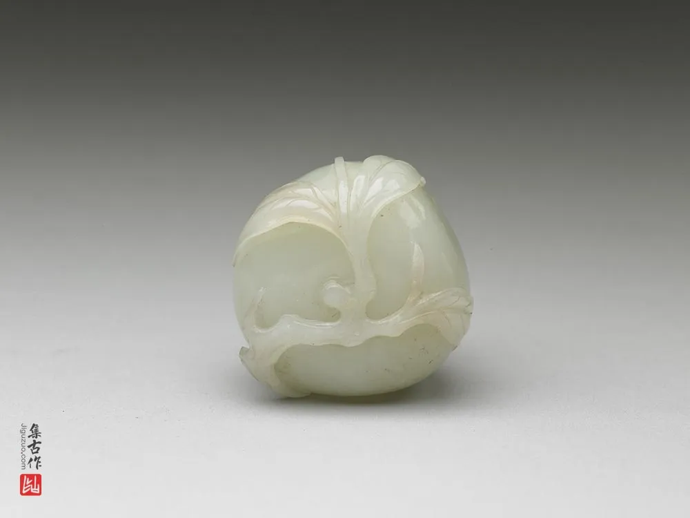 清代“玉石榴形水盛”玉器-(3)
