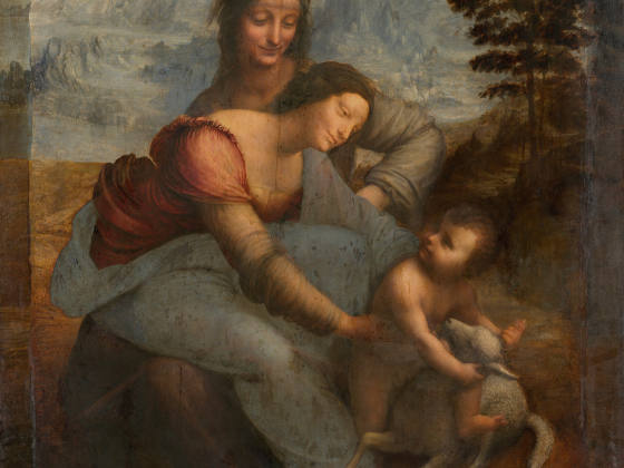 达·芬奇《圣母子与圣安妮》