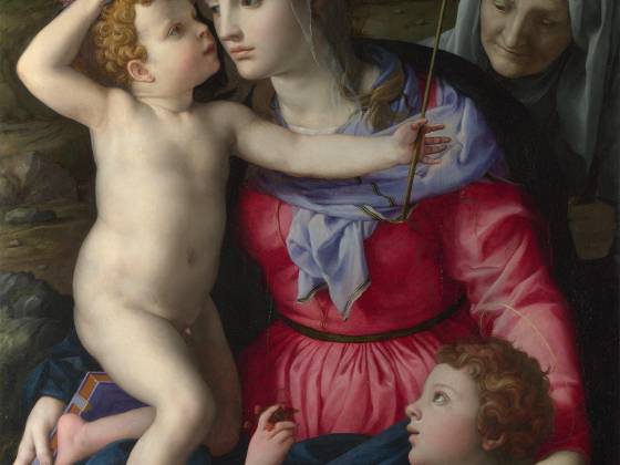 布龙齐诺《圣母圣子与施洗者圣约翰、圣伊丽莎白》