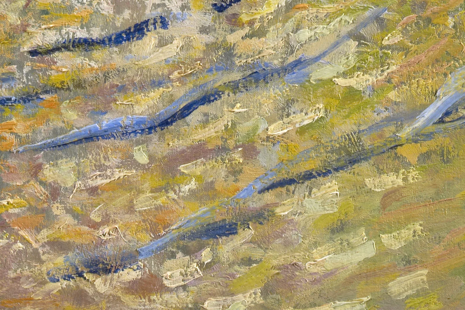 印象派莫奈油画风景《群鹅》 - 油画高清图片下载- 集古作网