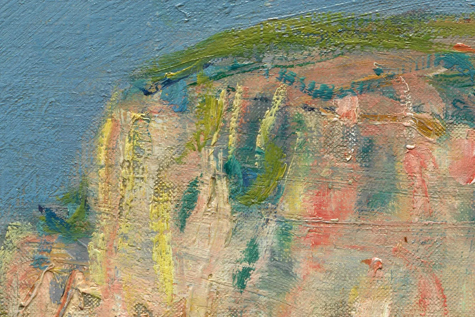 印象派風 風景画 油彩画 模写 印象派克劳德·莫奈油画风景《迪耶普附近普维尔海滩的退潮》 - 油画高清