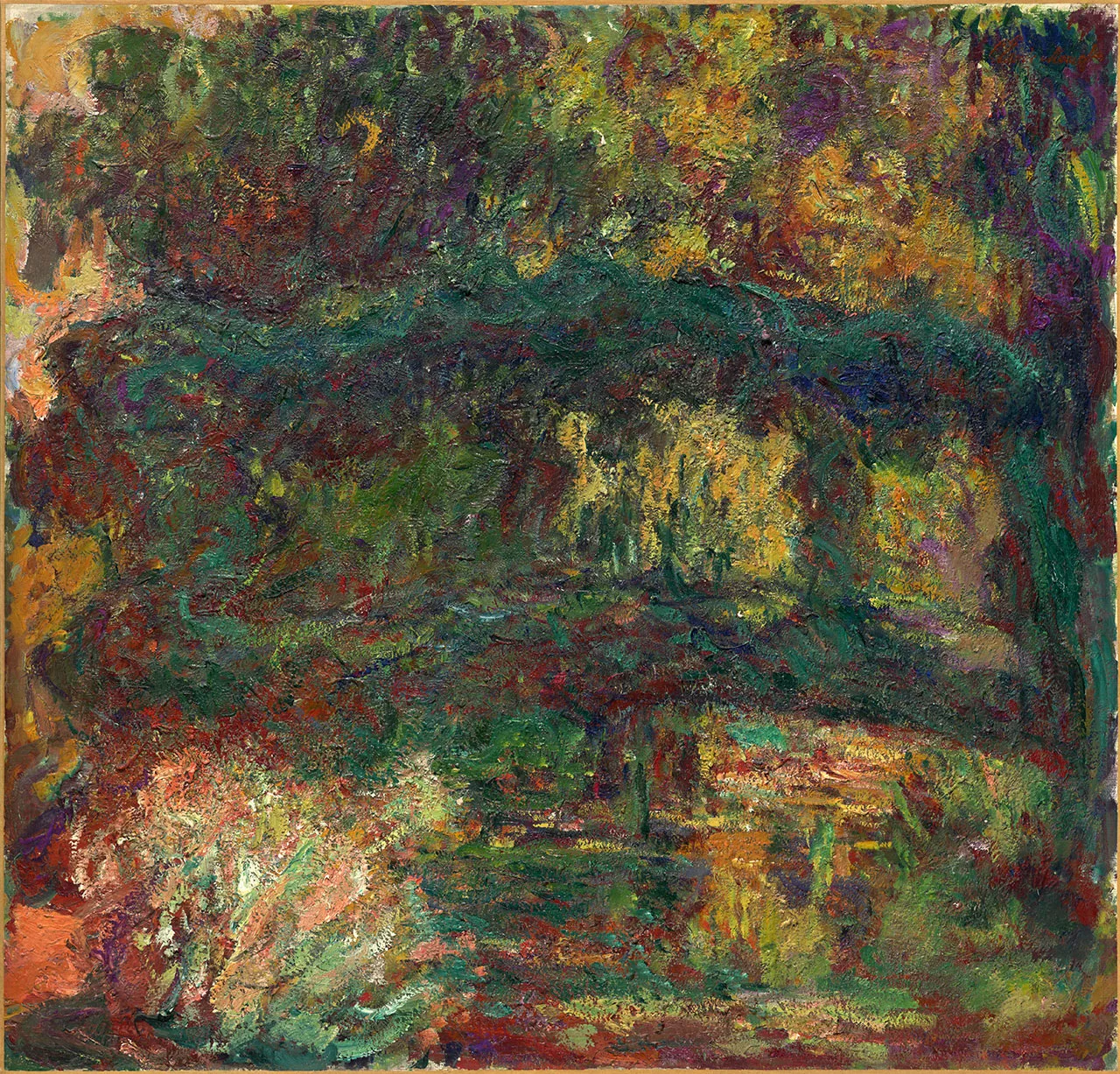 克劳德·莫奈《睡莲，日本桥》