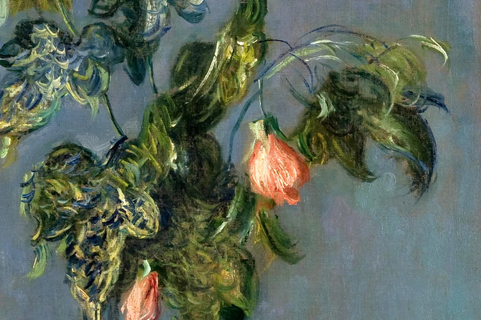 克劳德·莫奈静物《花瓶里的花》 - 油画高清图片下载- 集古作网