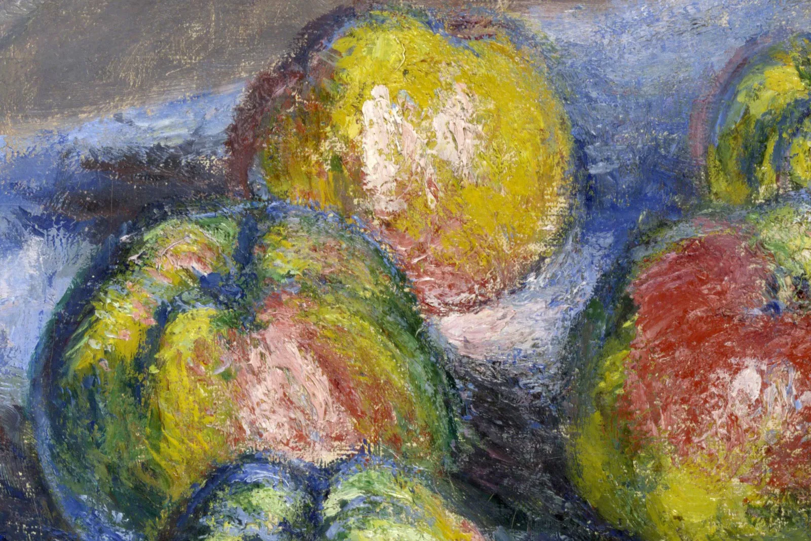 印象派莫奈油画静物《苹果与葡萄》 - 油画高清图片下载- 集古作网