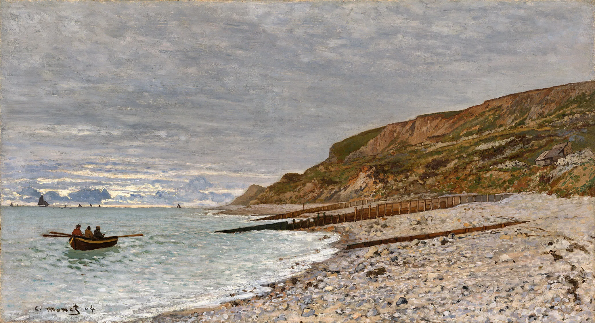 莫奈风景《拉埃沃角，圣阿德雷斯》