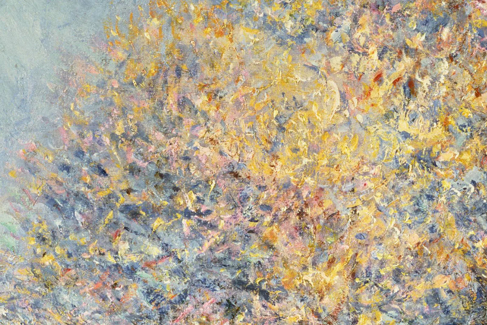 印象派莫奈风景画《昂蒂布的清晨》 - 油画高清图片下载- 集古作网