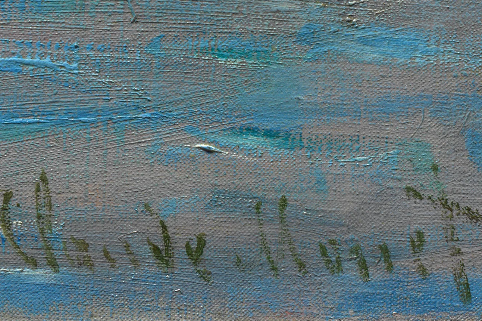 印象派克劳德·莫奈油画风景《迪耶普附近普维尔海滩的退潮》 - 油画高清