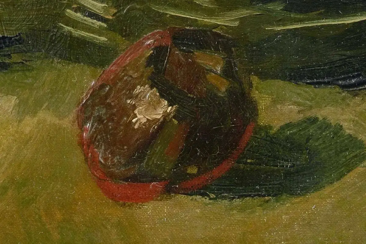 梵高油画静物《一篮苹果》 - 油画高清图片下载- 集古作网