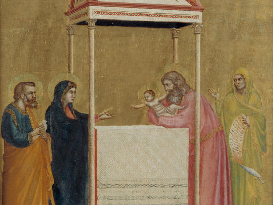 乔托作品《婴儿耶稣在圣殿中的呈献（圣婴呈献）》