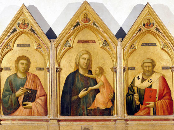 乔托蛋彩画《巴迪亚多联祭坛画》