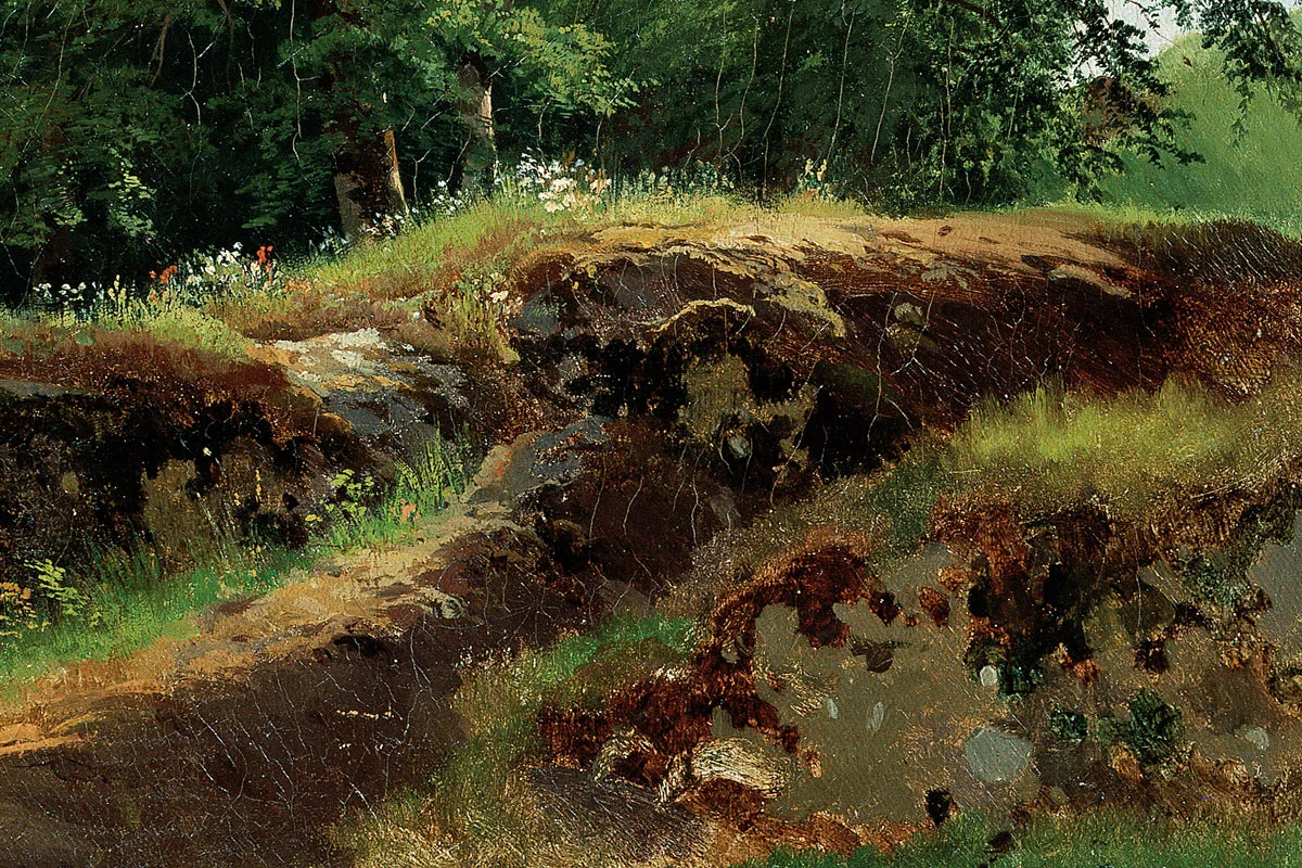 希施金油画风景《水青冈树林》 - 油画高清图片下载- 集古作网