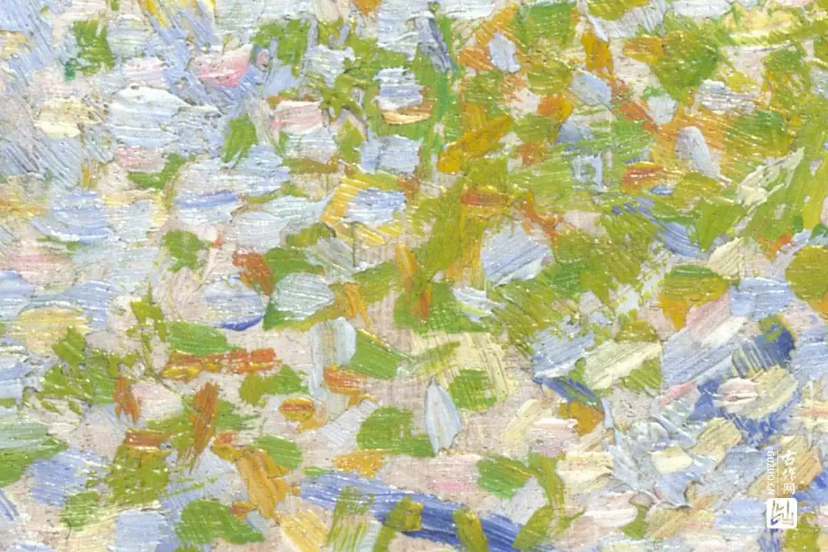 油彩画　湖畔 e600d09f372157f597a6680cd373e1