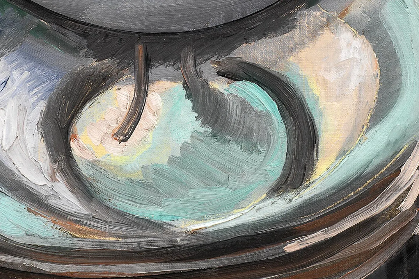 马蒂斯油画静物《有胡桃夹子的静物》 - 油画高清图片下载- 集古作网