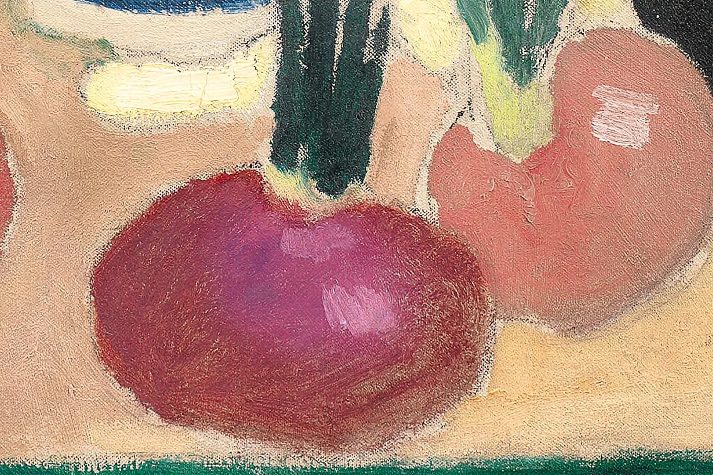 马蒂斯油画静物《粉色洋葱与罐子》 - 油画高清图片下载- 集古作网